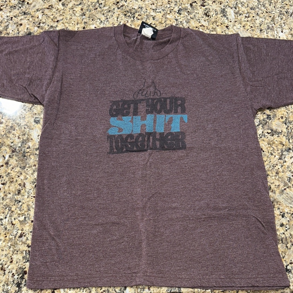 Men's “Get Your Shit Together” Graphic T-Shirt in Brown